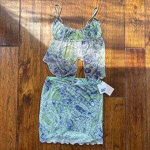 Tigermist top and skirt.